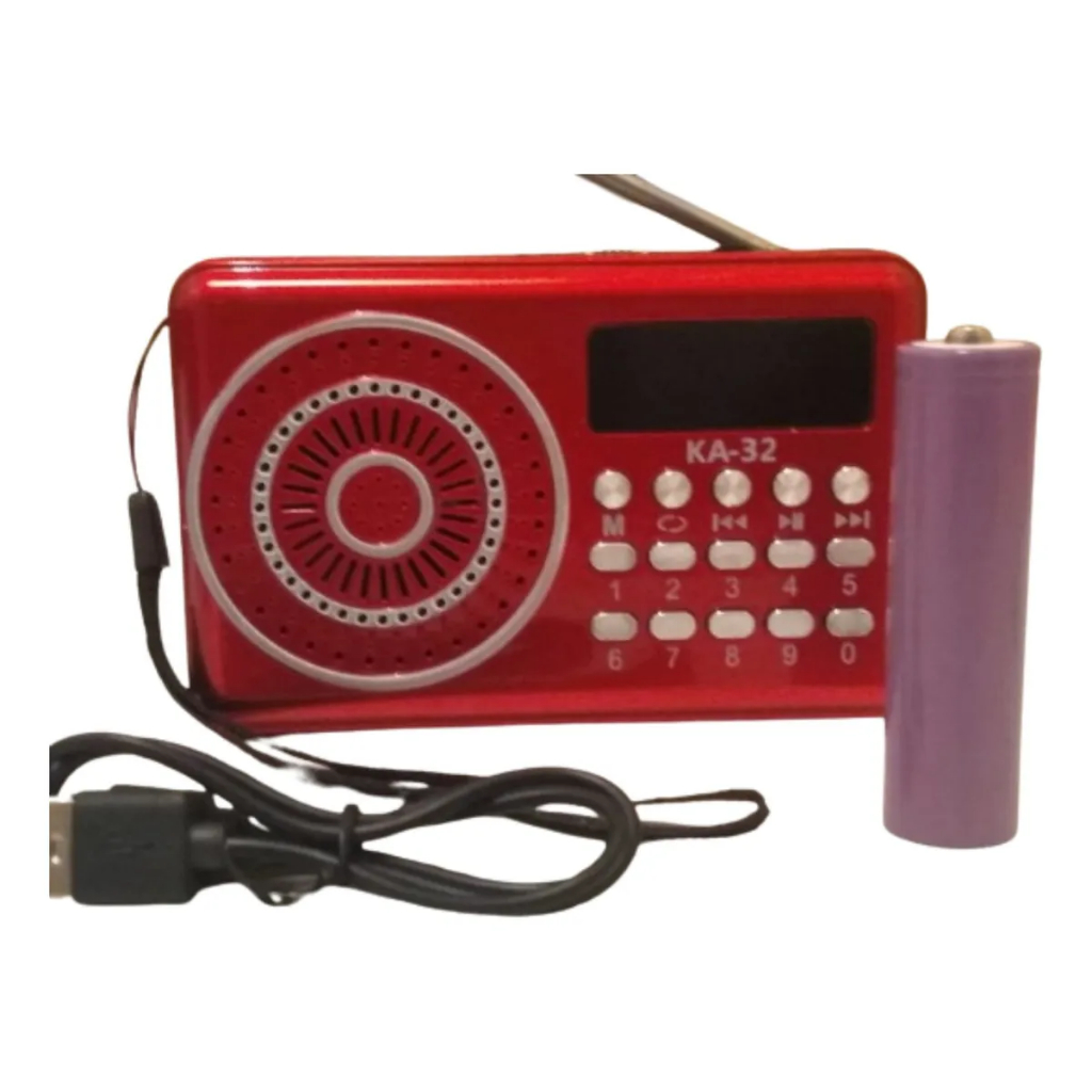Radinho Portátil De Pilha Am Fm Radio De Bolso Bluetooth