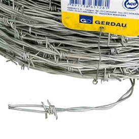 Arame Farpado Gerdau Rolo Com 30 Metros | Shopee Brasil