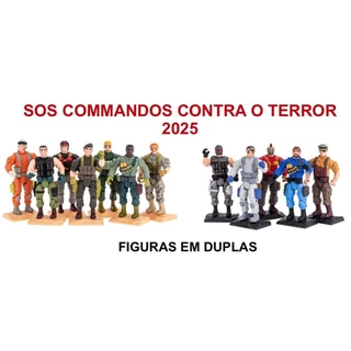 SOS Commandos Contra o Terror Bonecos e Veículos - Gulliver