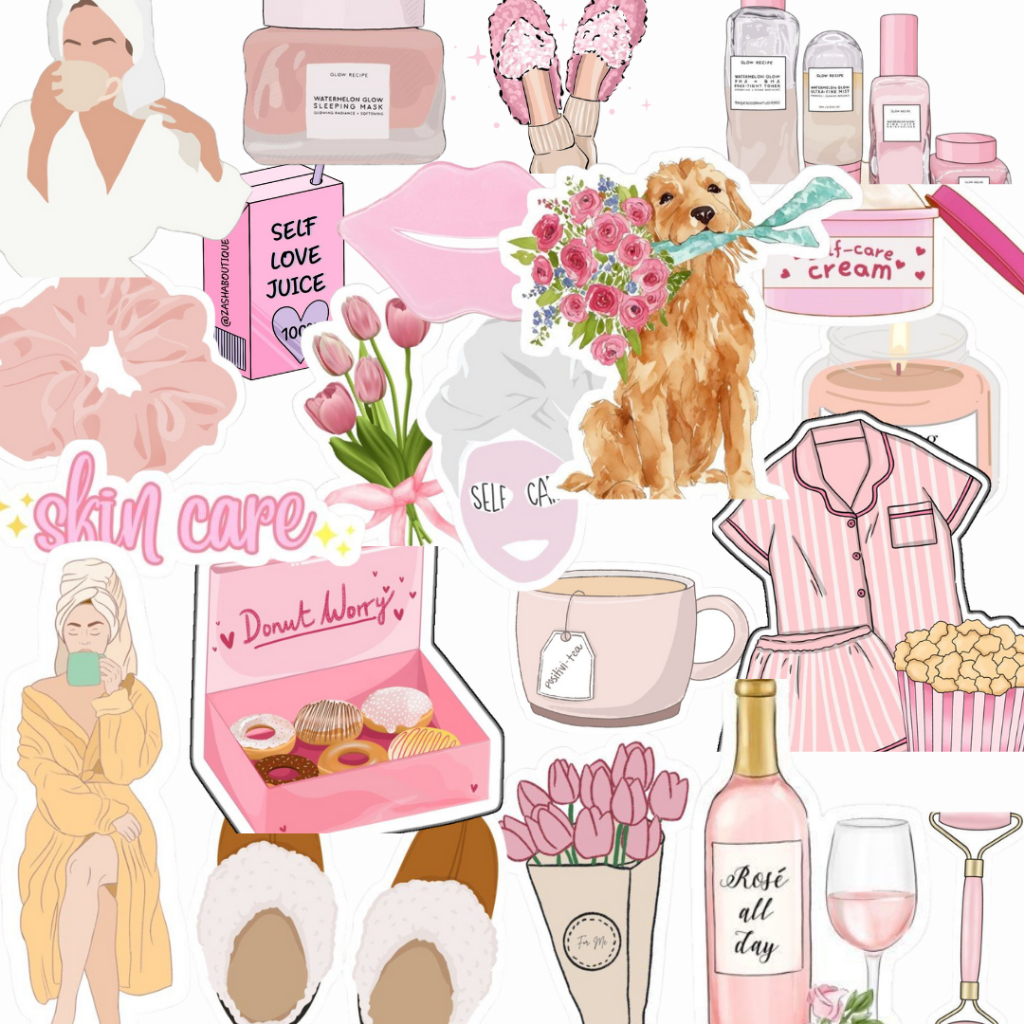 21 Adesivos Stickers  Estilo Autocuidado & Skincare | Cute Aesthetic, Spa  Day, Relax, Feminino, Decorao Criativa | Shopee Brasil