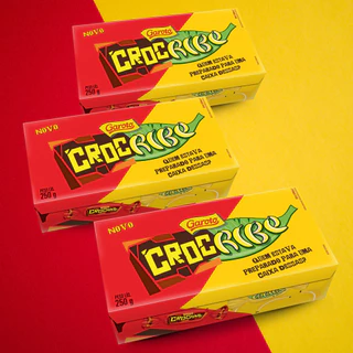 Caixa Bombom Chocolate Caribe Crocante Crocribe Garoto Amendoim Banana Tablete Mini Barrinhas Doce Recheado Cacau Metade