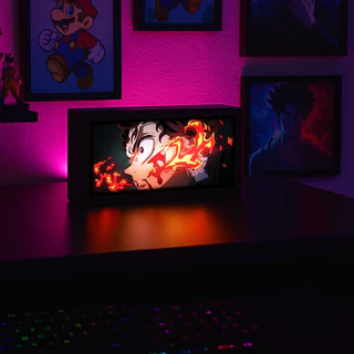 Luminária Gamer de Anime Geek Exclusiva Demon Slayer Tanjiro Kamado De Led Bivolt Para Setup Gamer