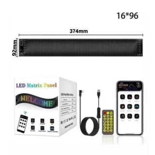 Demônio Olhos Carro LED Logotipo APP Matriz Pixel Painel Luz Da Noite DIY Programável Flexível Display Para Caminhão