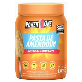 Pasta de Amendoim 1kg Crocante - Power One