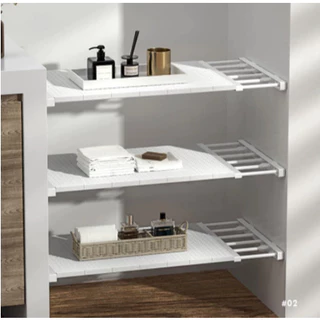 Ajustável Organizador Do Armário De Armazenamento Prateleira Space-Saving Cozinha Roupeiro Prateleiras Titulares