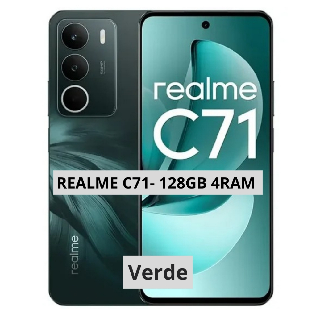realme C71 スマートフォン 本体 6GB/128GB NFC Realme C71 NFC 4G, Tela 6,67