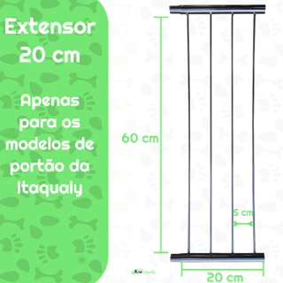 Extensor De Grade Portão Itaqualy (ESSE EXTENSOR É COMPATIVEL SOMENTE COM OS PORTÕES DA MARCA ITAQUALY). em Oferta na Shopee