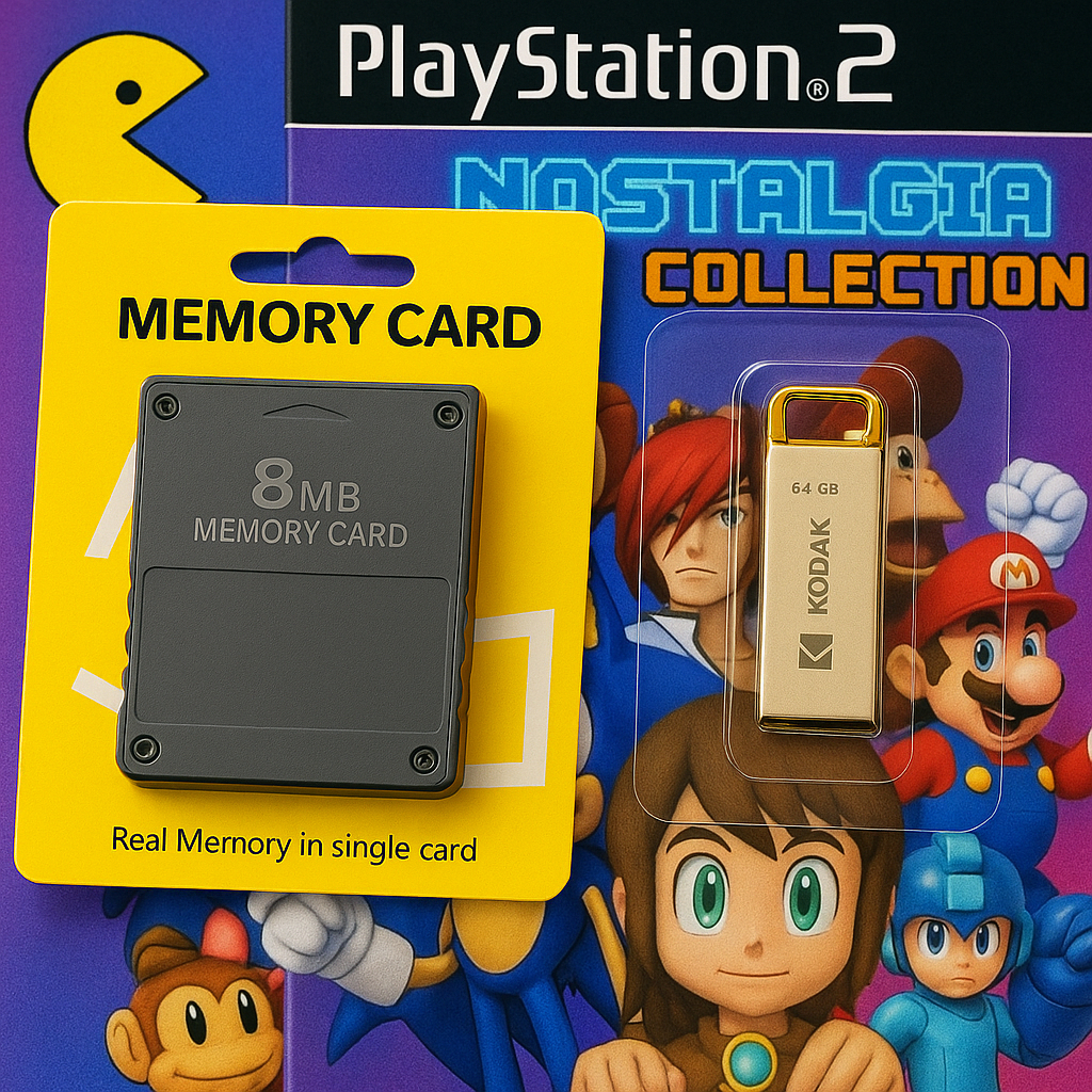 KIT OPL PARA PLAYSTATION 2 + PENDRIVE DE 64GB COM JOGOS