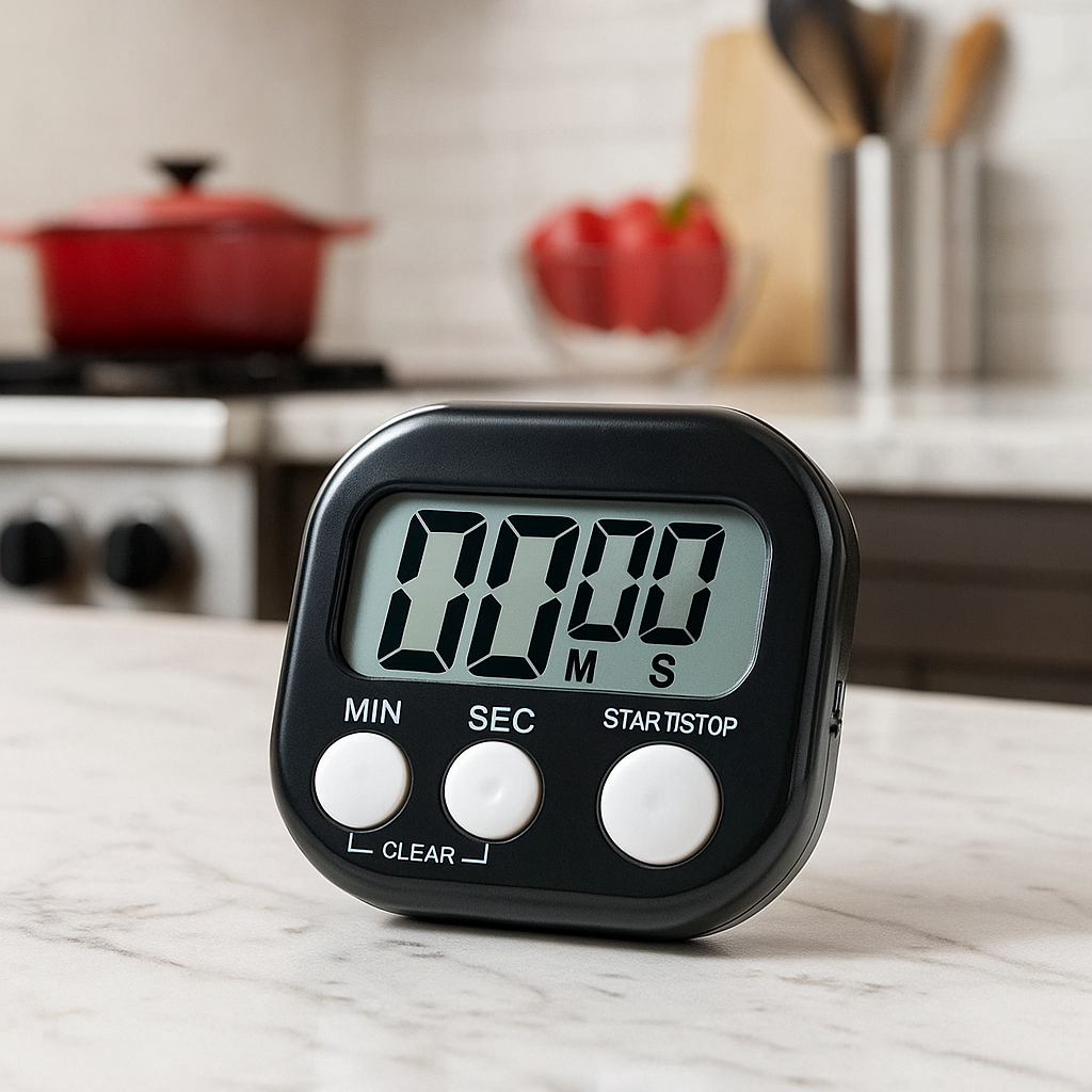 Mini Timer Relógio Digital Para Cozinha Mesa Cozimento - Sortida ...