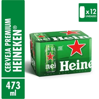 Cerveja Heineken Lata 473ml 12 Unidades