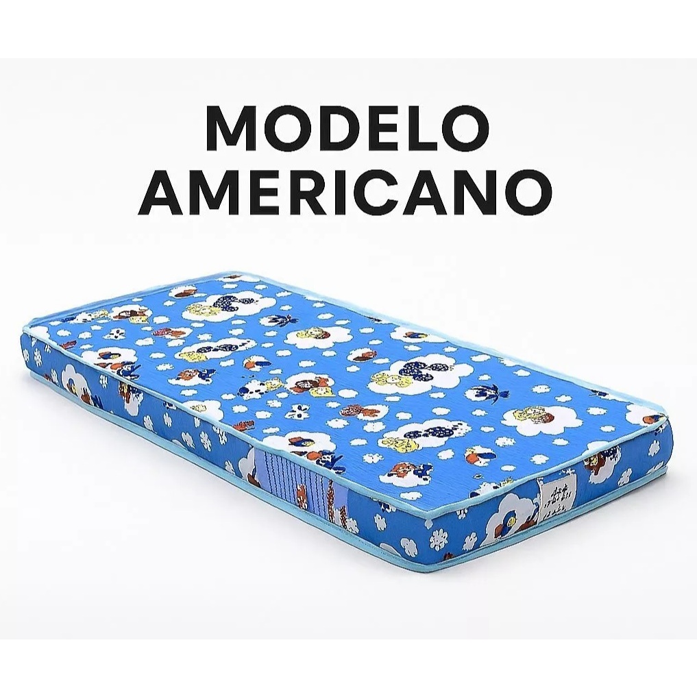 Colchão de Berço Americano 130x70 Ortobom Bebê Espuma Infantil Baby ...
