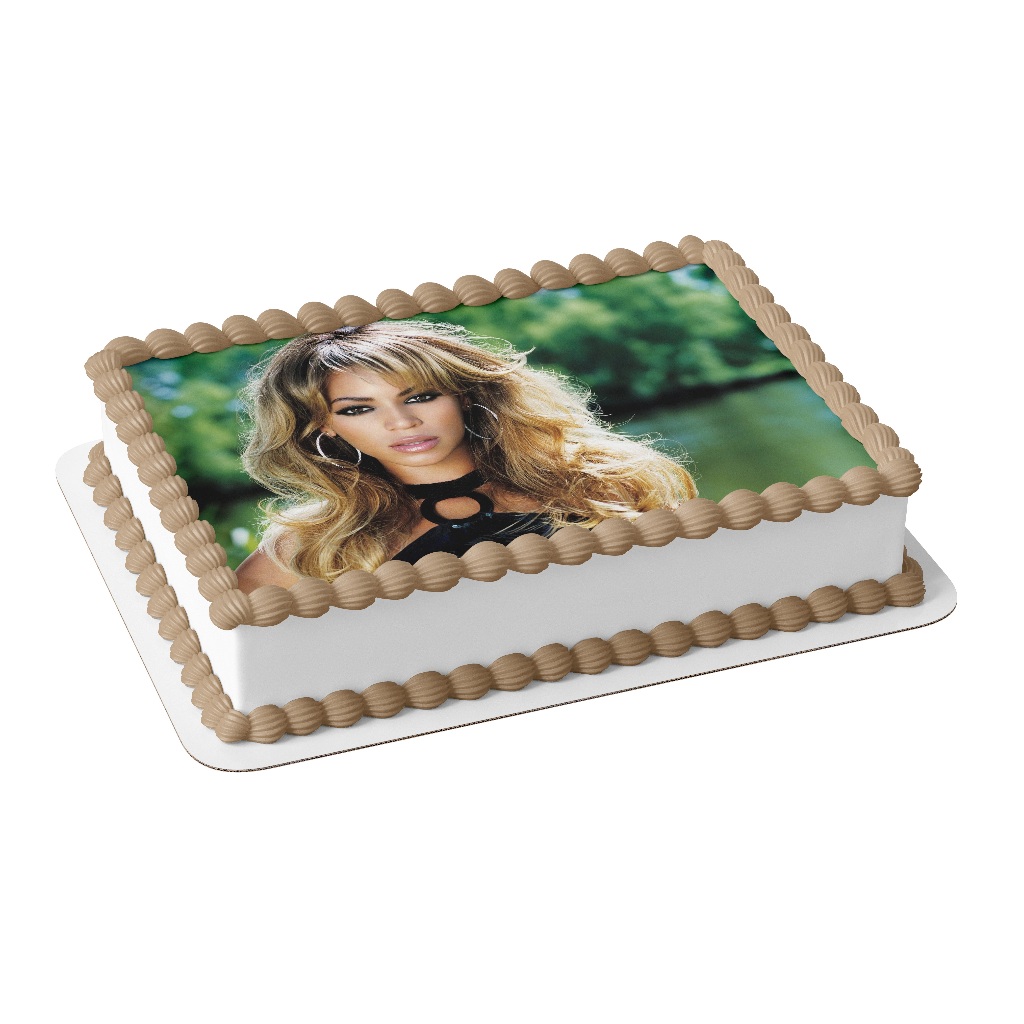 Papel arroz comestível para bolo festa tema BEYONCÉ | Shopee Brasil