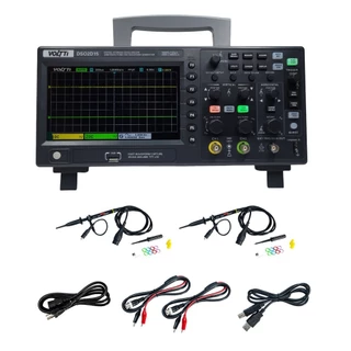 Osciloscópio Digital de Bancada Voltti DSO2D15 150MHz 1GSa/S 2 canais c/ Gerador de Sinais