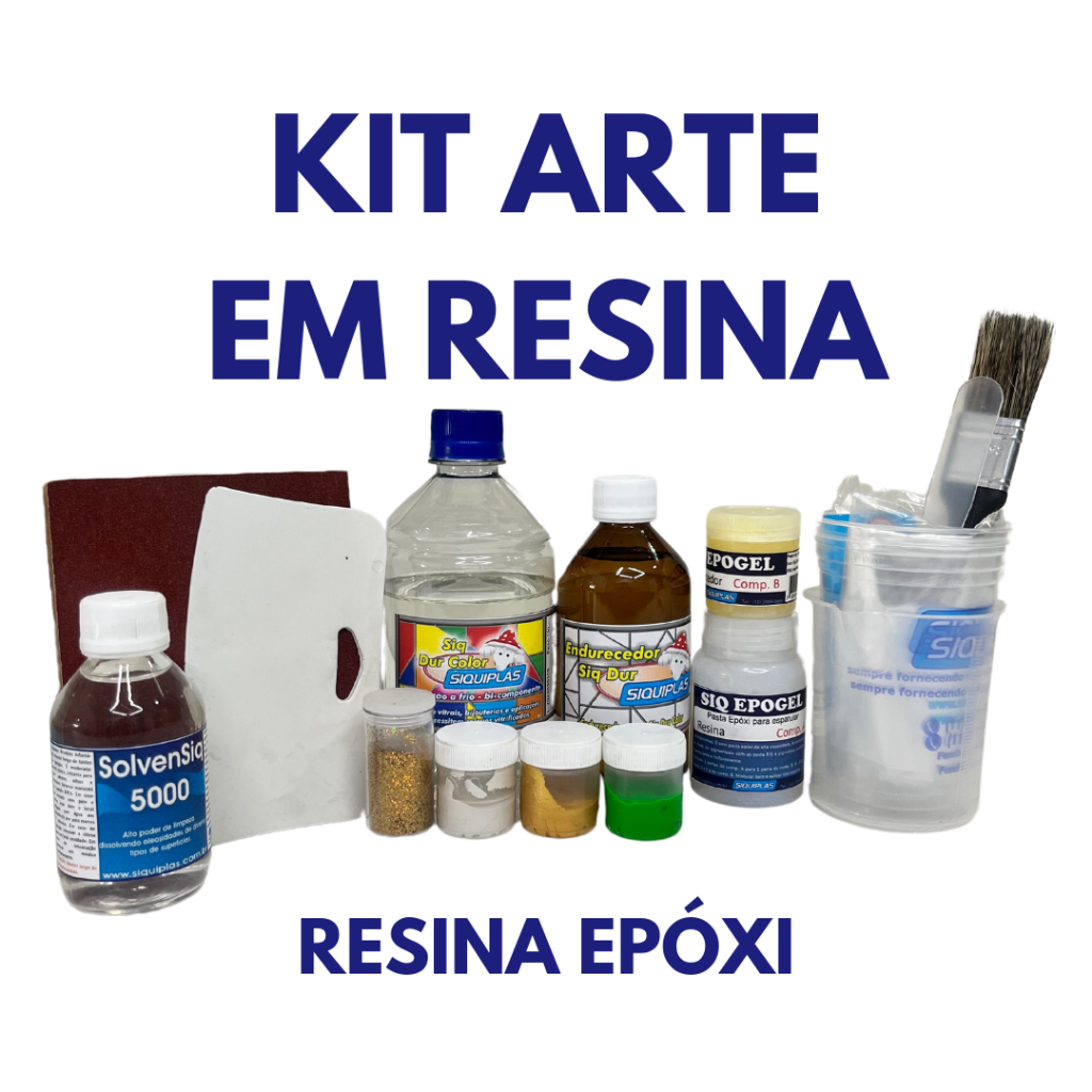 Kit Resina Epóxi - Arte em Resina - 13 Itens | Shopee Brasil