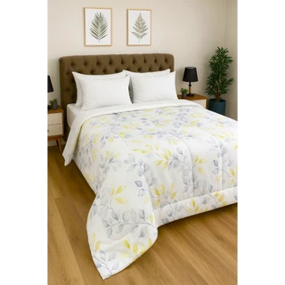 Edredom Avulso estampado 400 fios Queen toque aveludado em Oferta na Shopee