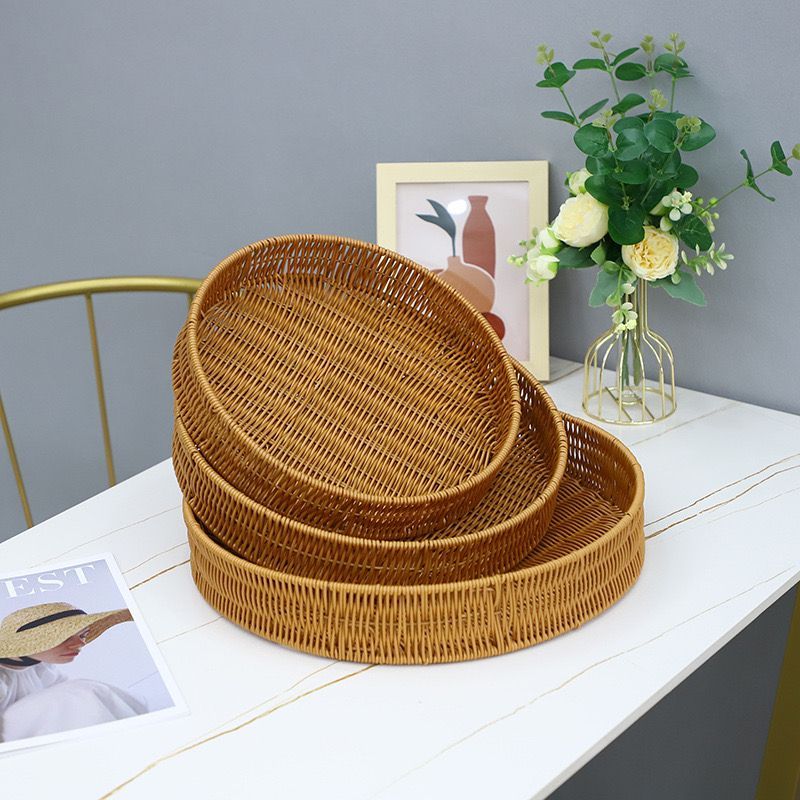 Cesta de armazenamento de vime para pães - DT9361