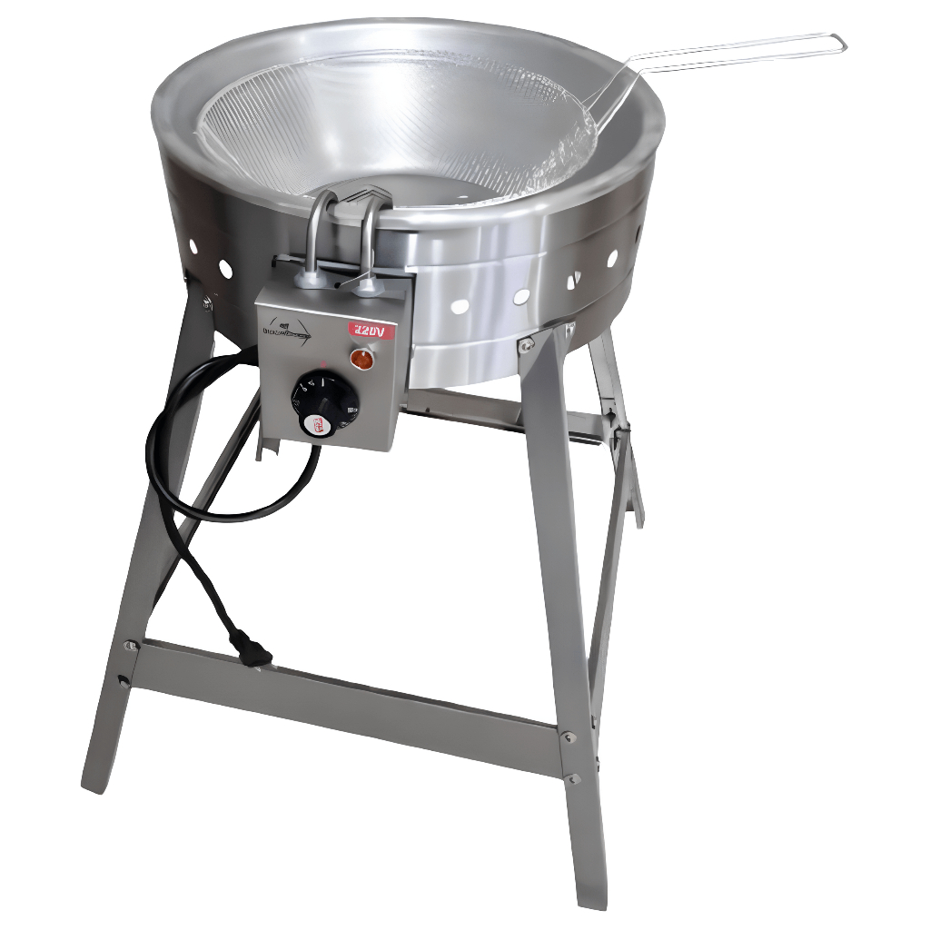 Tacho Fritadeira Industrial Elétrica 7L Redondo Com Pé - 220