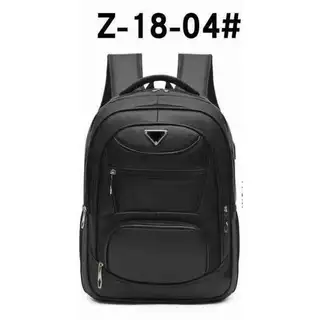 Mochila Couro PU Grande Executiva Para Notebook Trabalho Faculdade Reforçada Cabo De Aço