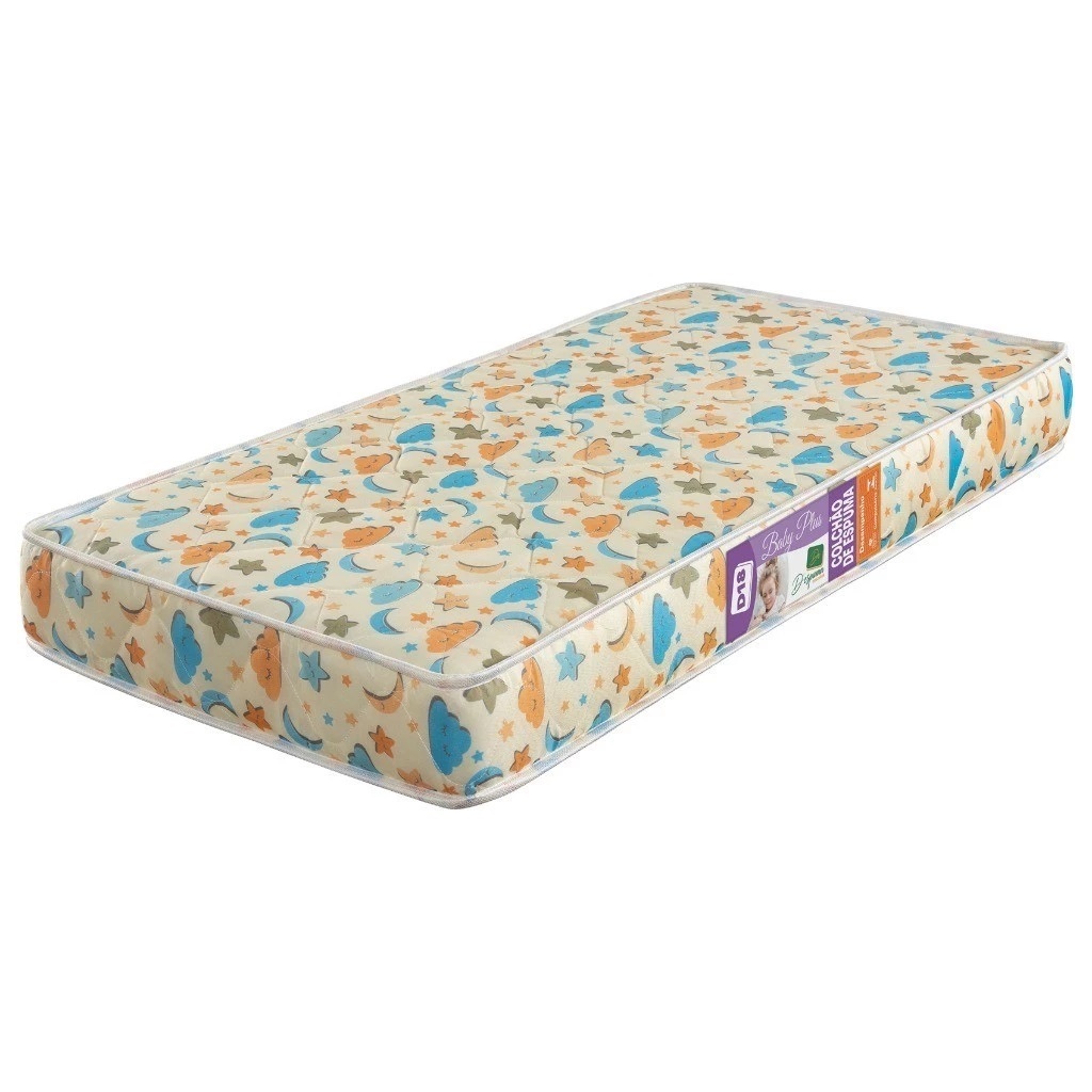 Colchão Infantil para Berço Modelo Americano 130x70 cm Estampado ...