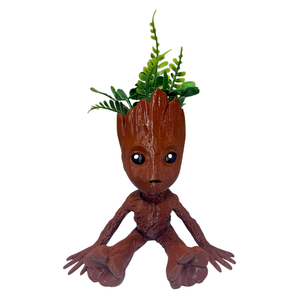 Boneco Action Figure e Mini Vaso Baby Groot 3d | Shopee Brasil