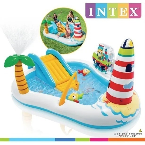 Intex - Play Center Balena Rose et Amis - Jeux - Jouets