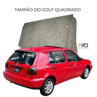 Tampão Bagagito Porta Malas Golf Quadrado Com Furo 6x9 - 1994 1995 1996 1997 1998 1999 2000