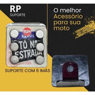 Suporte Celular Magnético 6 Imãs Para Moto