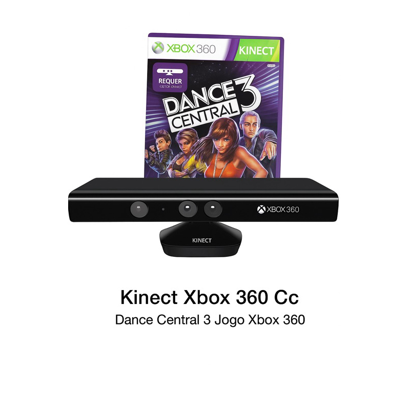 Sensor Kinect Xbox 360 + Jogo Dance Central 3 Origina | Shopee Brasil