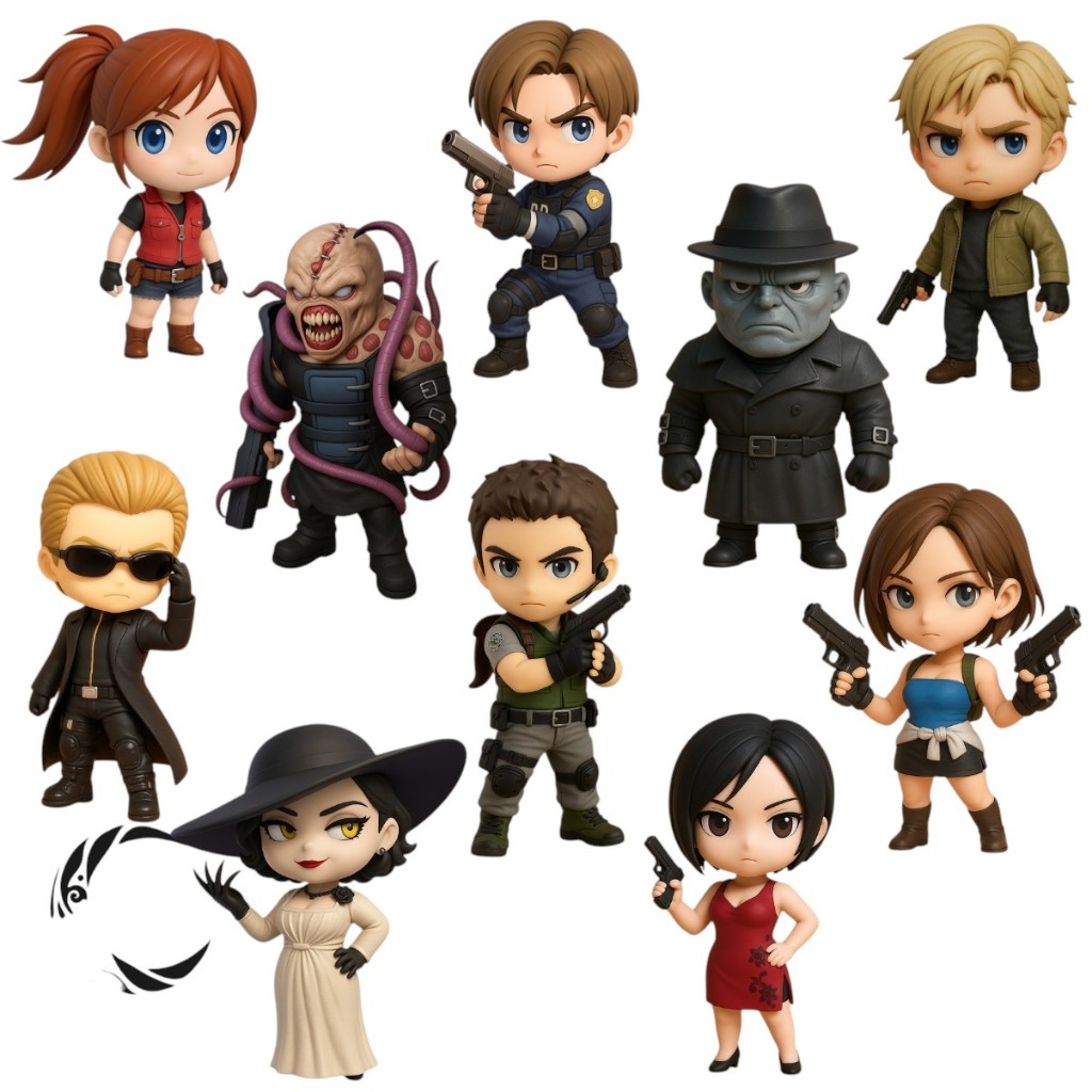 Resident Evil Coleção Bonecos