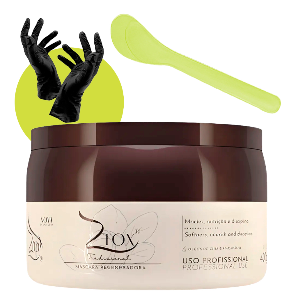 Zap Ztox BTX Máscara Regeneradora 400g 950g Antifrizz Redutor de