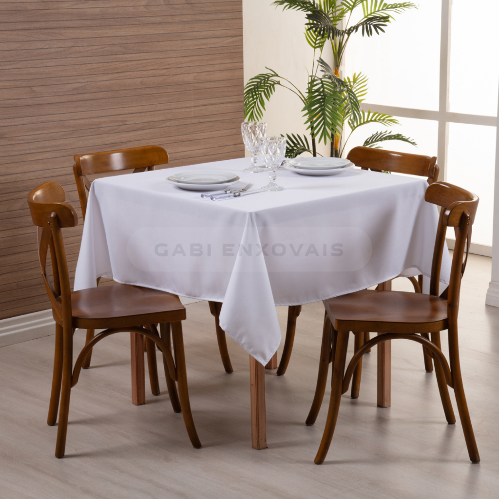 Kit 20 Toalhas Forro De Mesa 1,50x1,50 Oxford Festa Buffet Restaurante ...
