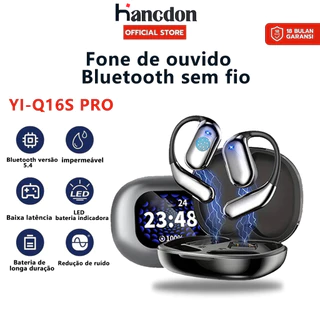 【Hancdon】Q16s-pro Air Fone De Ouvido Bluetooth Sem Fio Esportes HD Confortáveis Fones de alta qualidade