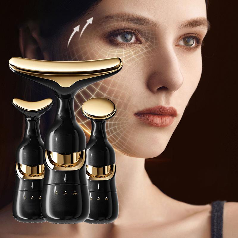 3 Em 1 Massageador Facial Elétrico Rosto e Pescoço Rejuvenescer Firmeza  Antirrugas Levanta A N7 | Shopee Brasil