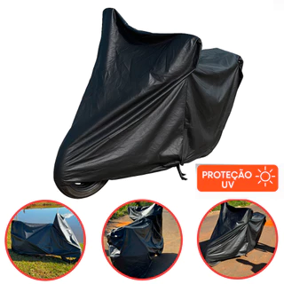 Capa Cobrir Moto Térmica Sol Chuva 100% Forrada Impermeável P M G em Oferta na Shopee