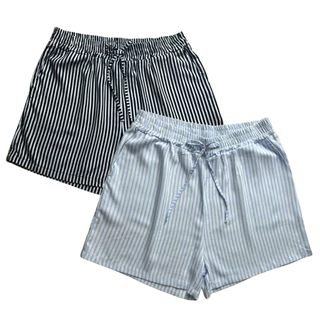 Short Feminino /Short Feminino Listrado Grécia