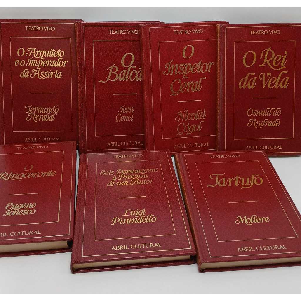 Coleção Teatro Vivo Albert Camus Goethe Moliére Górki Gógol Nelson Rodrigues