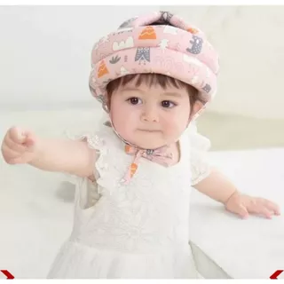 Chapéu De Proteção Anti-Colisão Capacete De Segurança Ajustável Para Bebês - Envio Rápido! em Oferta na Shopee