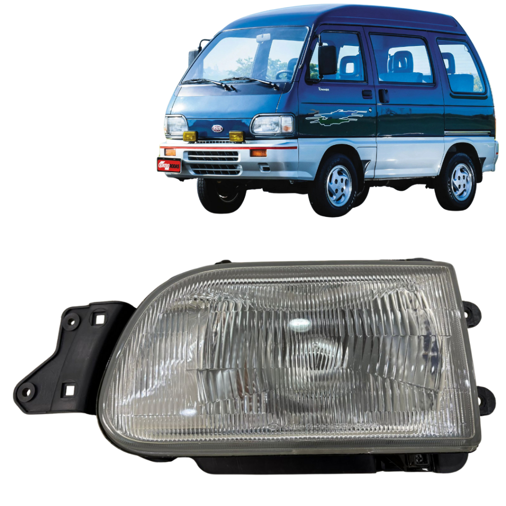 Farol Kia Towner 1995 1996 1997 1998 Lado Esquerdo Bi Iodo Original ...