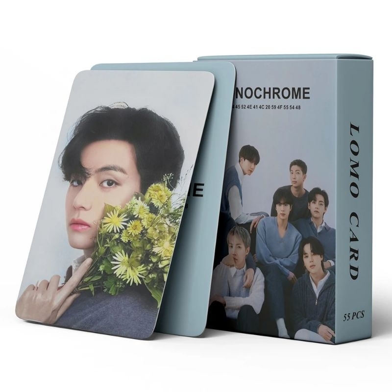 Photocard K-pop com 55 Cards - BTS Black Pink Twice Got7 Stray