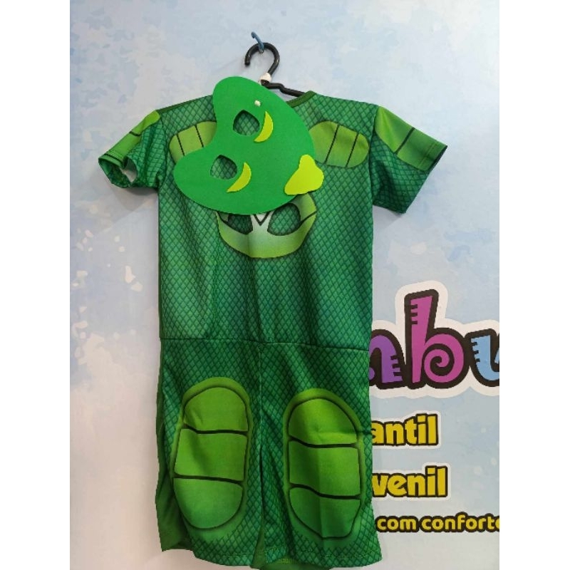 Fantasia Lagartixo PJ Masks | Shopee Brasil