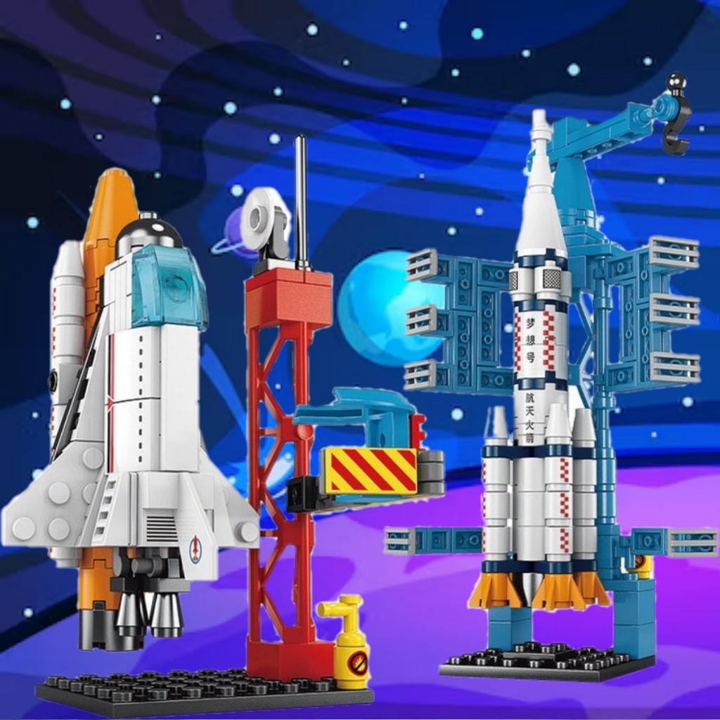 Foguete Lego City Marte Classic Planetas Espaciais Criativos Com