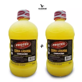 2 UNI de Ceras Carnaúba Pós Lavagem, Protege contra Raios UV Protec - 500ml