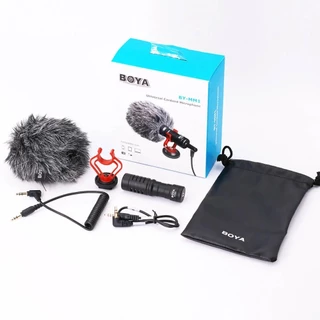 Boya Microfone De Câmera Universal By-mm1 Preto
