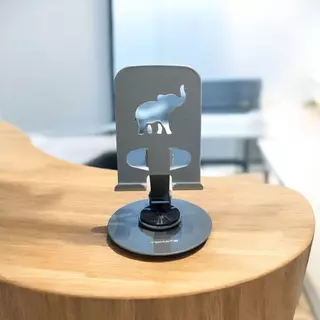 Suporte Metal De Mesa 360º Ajustável Rotatorio Para Cel iPadi Phone Reforçado Tomate MTG-130