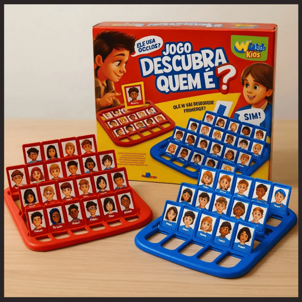 Jogo Perguntas e Respostas Descubra Quem é Quem Diversão Adivinhação ...