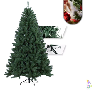 Árvore De Natal Premium 150cm 450 Galhos Pinheiro Luxo Cheia