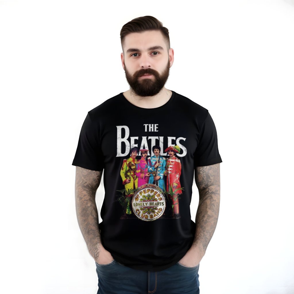 Camiseta Bomber The Beatles Sgt. Peppers | Shopee Brasil