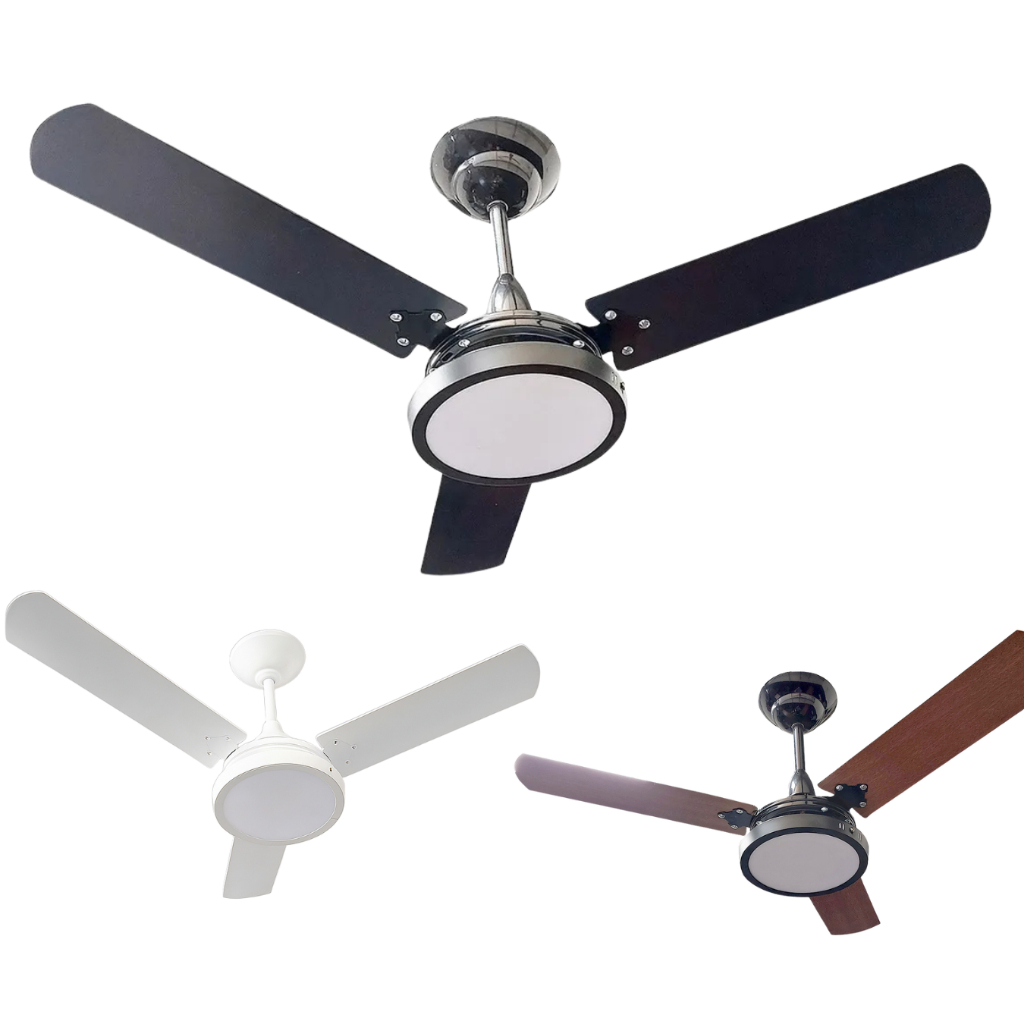 Ventilador De Teto Eficivent decorativo ambientes residenciais potente ...