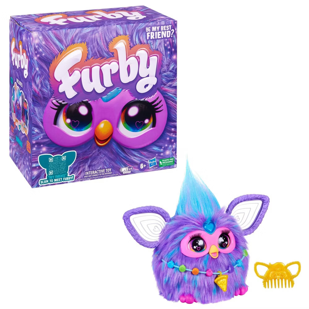 Boneco de Pelúcia Interativo Furby Roxo | Shopee Brasil