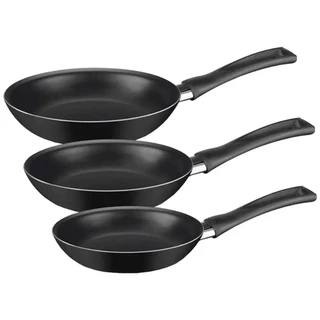 Frigideiras Francesas Antiaderentes Preta 16, 18, 20, 22 e 24 cm